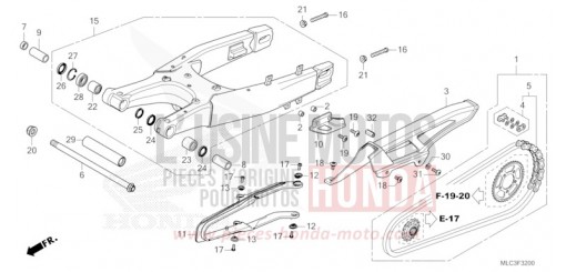 BRAS OSCILLANT XL750P de 2024